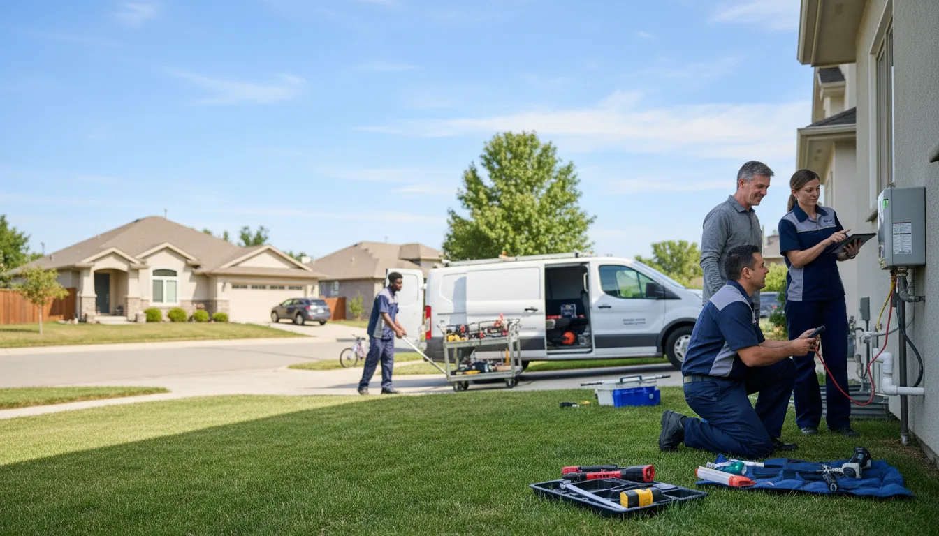 Tankless water heater service in Temple, PA